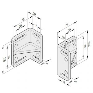 Sommer Konsole für Pfostenbeschlag L + R 32066 - Adams Tore & Antriebe - Sommer, Wisniowski, Hörmann Vertragshändler