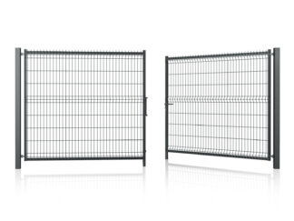 Wisniowski Zweiflügelige Industrietore Modest 3000x1430mm Füllung VEGA B