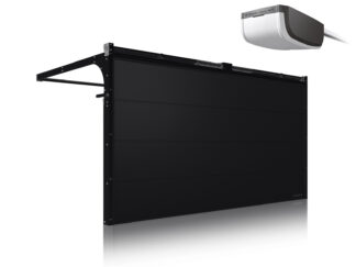 Wisniowski Sektionaltore Garagentore Prime Black Edition 2500x2125mm mit Antrieb