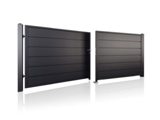 Wisniowski Zweiflügeltore System HOME INCLUSIVE AW.10.228 ohne Abstand - Größe 3000x1300 mm