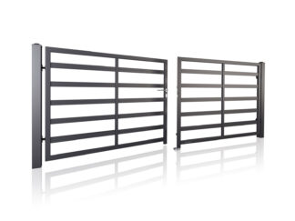 Wisniowski Zweiflügeltore System Modern AW.10.114 - Größe 3000x1250 mm