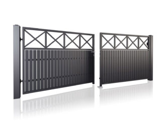 Wisniowski Zweiflügeltore System Modern AW.10.115 - Größe 3000x1200 mm