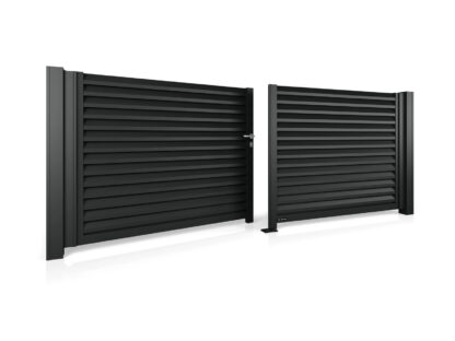 Wisniowski Aluminium Zweiflügeltore System HOME INCLUSIVE AW.AL.202 - Größe 3000x1200 mm