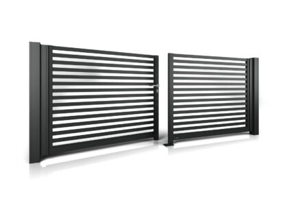 Wisniowski Aluminium Zweiflügeltore System Modern AW.AL.102 - Größe 3000x1200 mm